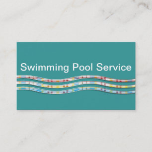 Swimming Pool Service Business Cards