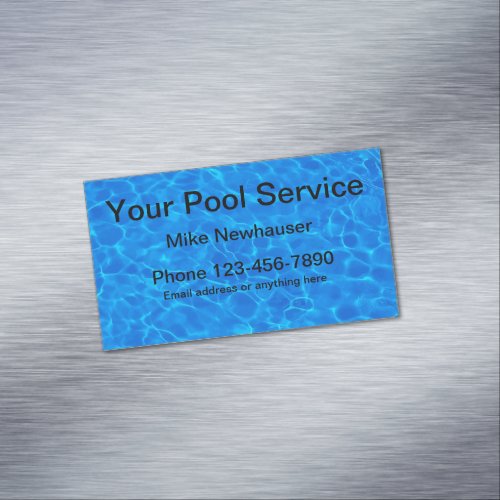 Swimming Pool Service Magnets