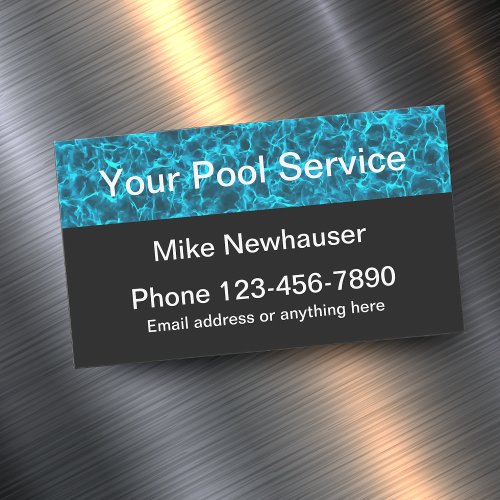 Swimming Pool Service Magnets