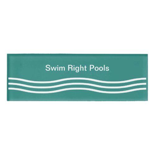Swimming Pool Service Staff Name Tags