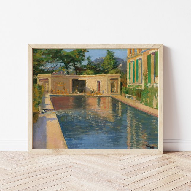 Swimming Pool, Southern France | Sir John Lavery Poster (Creator Uploaded)