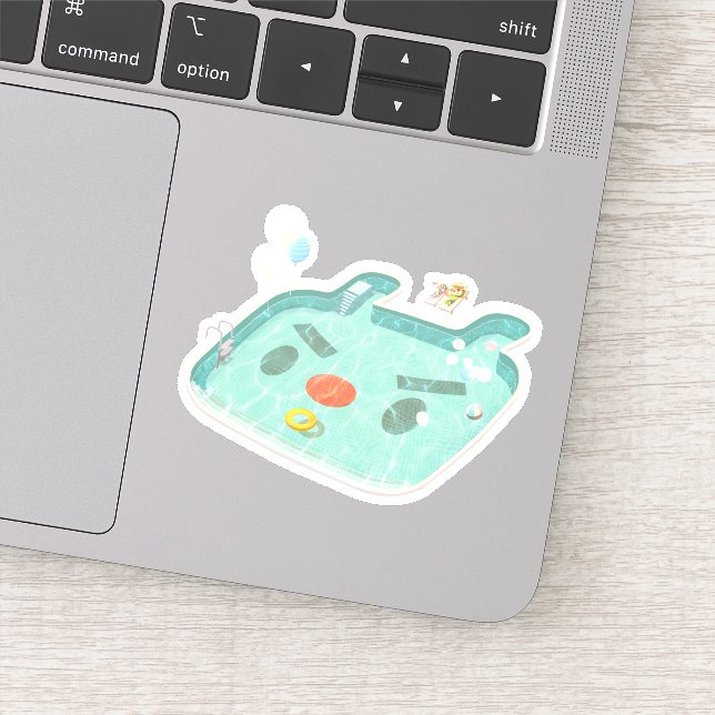 Swimming Pool Sticker (Detail)