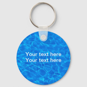 Swimming Pool Summer Theme Keychain