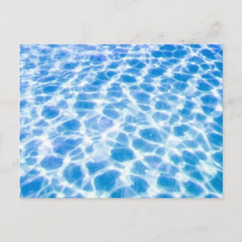 Swimming Pool Surface Postcard