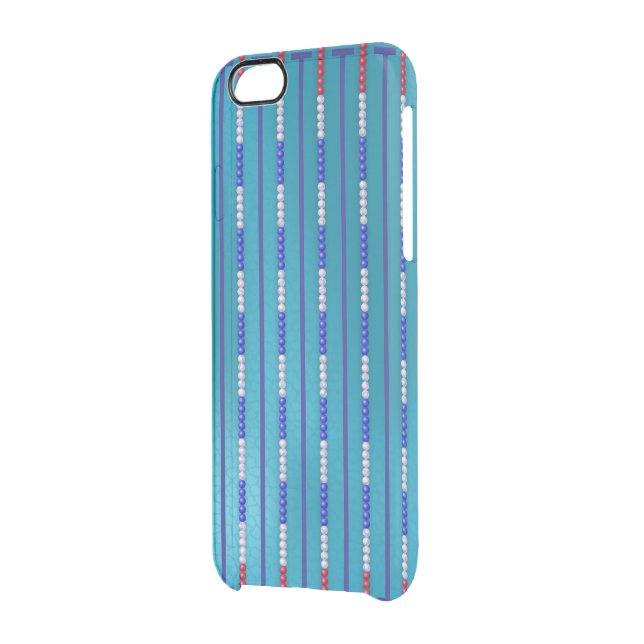 Swimming Pool Swimmer Uncommon iPhone Case (Back Left)