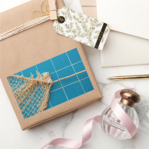 Swimming Pool Times Rectangular Sticker