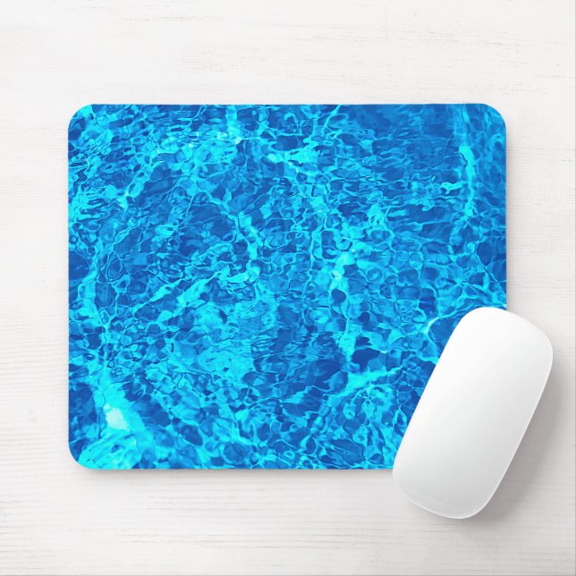 Swimming Pool Water Abstract Mouse Pad (With Mouse)