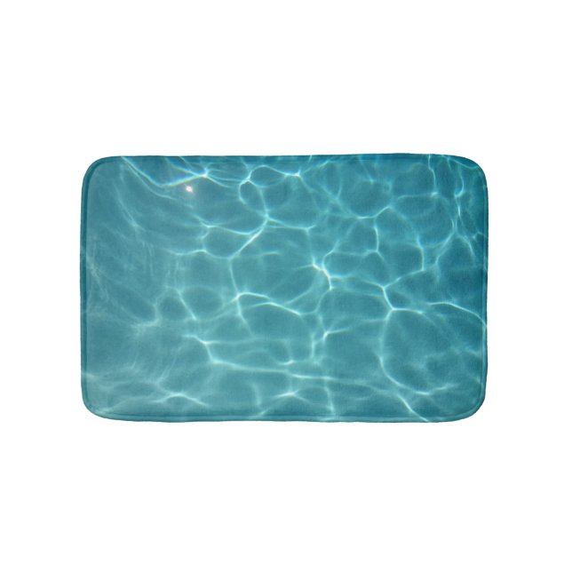 Swimming Pool Water Bathroom Mat (Front)