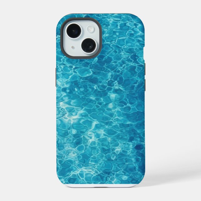 Swimming Pool Water  Iphone Case (Back)
