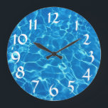 Swimming Pool Water Large Clock<br><div class="desc">The Swimming Pool Large Clock is a unique and innovative timepiece designed specifically for swimming pools. It is a large clock that is waterproof and can be easily mounted on the wall of a swimming pool. The clock is designed to be highly visible and easy to read, even from a...</div>