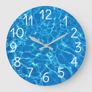 Swimming Pool Water Large Clock