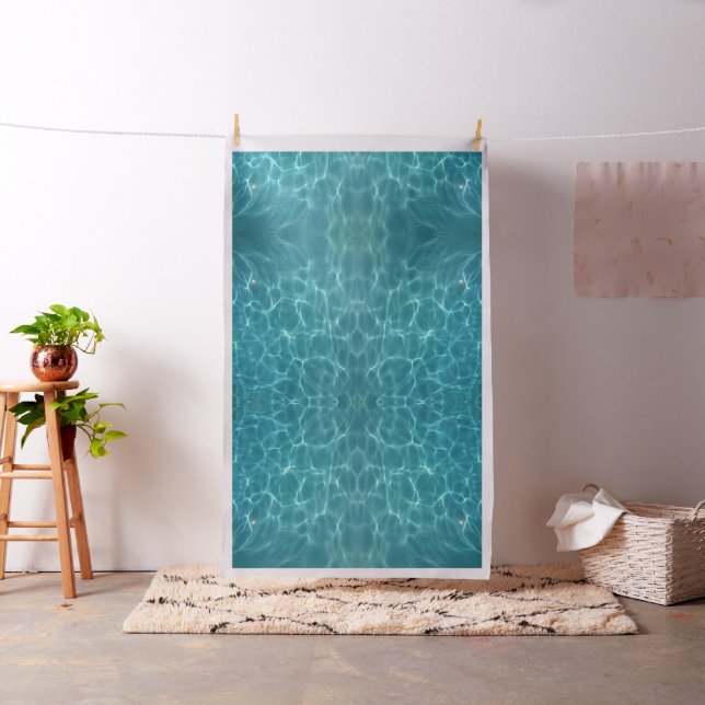 Swimming pool water photo fabric (In Situ)