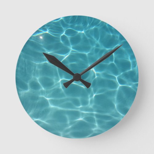 swimming pool Water Round Clock