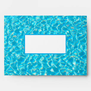 Swimming pool water texture, envelope