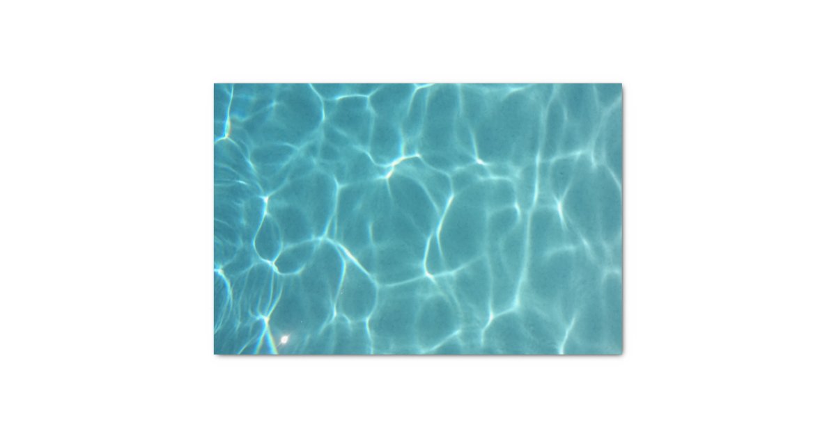 Swimming Pool Water Tissue Paper Zazzle