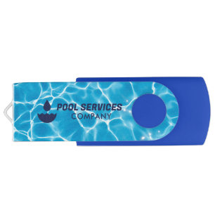 Swimming Pool Water USB Flash Drive Pool Service