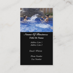 Swimming Pools Business Card