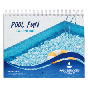 Swimming Pools Pool Services Company Calendar