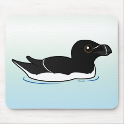 Swimming Razorbill, breeding Mousepad