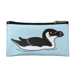 Swimming Razorbill, non-breeding Small Cosmetic Bag