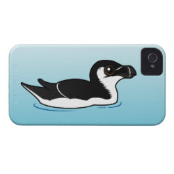 Swimming Razorbill, non-breeding Case-Mate iPhone 4 Barely There Universal Case