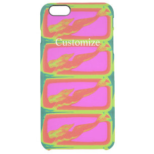 Swimming red mermaids pink Thunder_Cove Clear iPhone 6 Plus Case