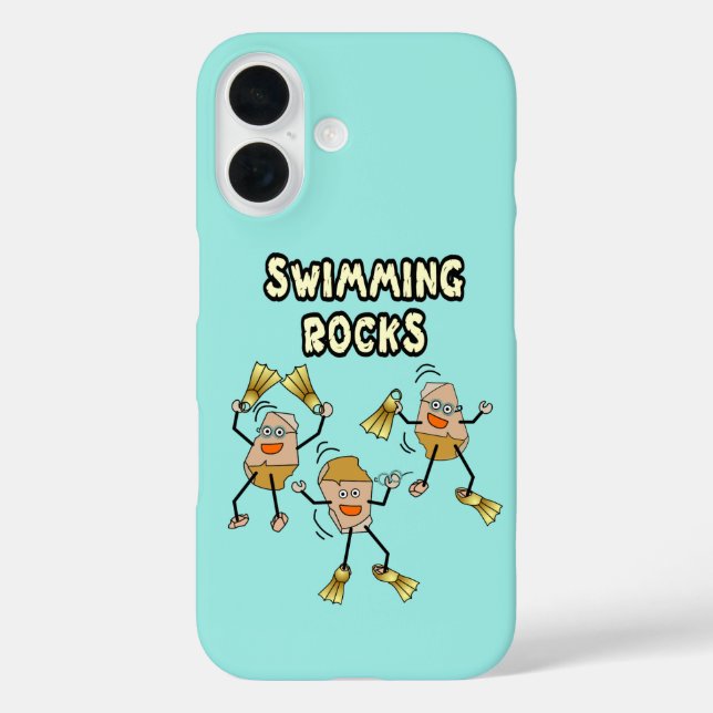 Swimming Rocks Case-Mate iPhone Case (Back)