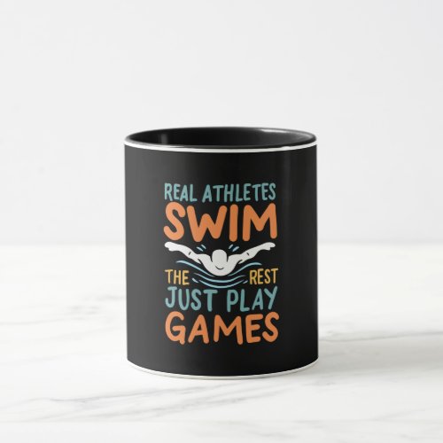 Swimming Saying Mug