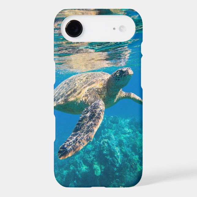 Swimming Sea Turtle Case-Mate iPhone Case (Back)