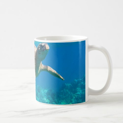 Swimming Sea Turtle Coffee Mug