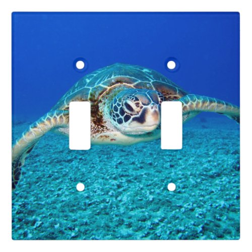 Swimming Sea Turtle Light Switch Cover