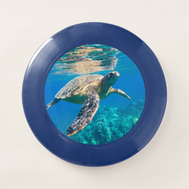 Swimming Sea Turtle Wham-O Frisbee (Front)