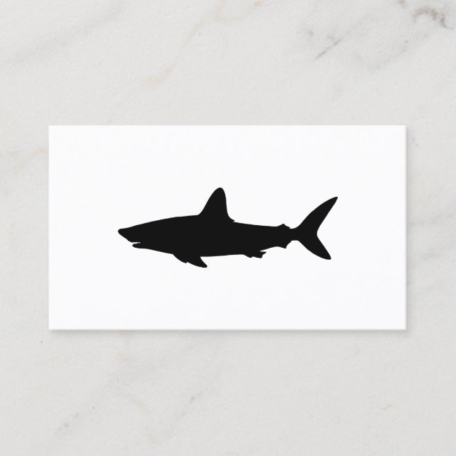 Swimming Shark Business Card (Front)