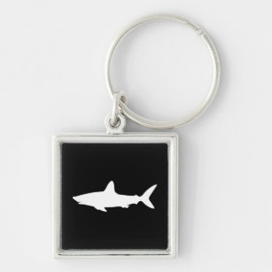 Swimming Shark Keychain