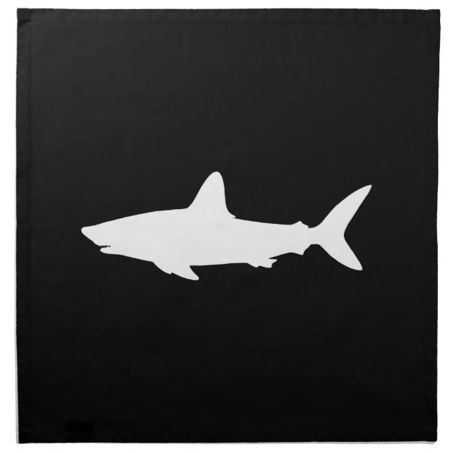 Swimming Shark Napkin (Front)