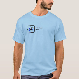 Swimming -- Small Logo -- Customizable T-Shirt
