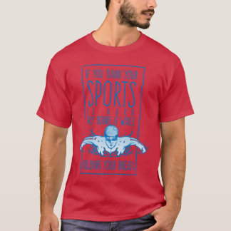 Swimming sports vintage girl T-Shirt