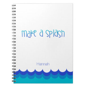 Swimming Stats Personalized Notebook