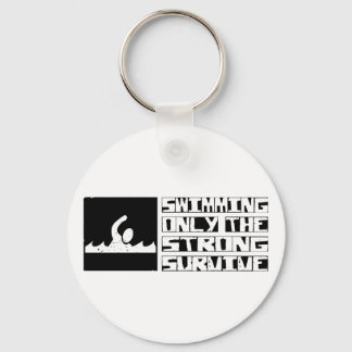 Swimming Survive Keychain