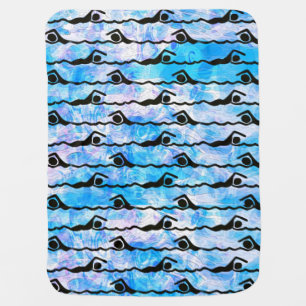 SWIMMING SWADDLE BLANKET