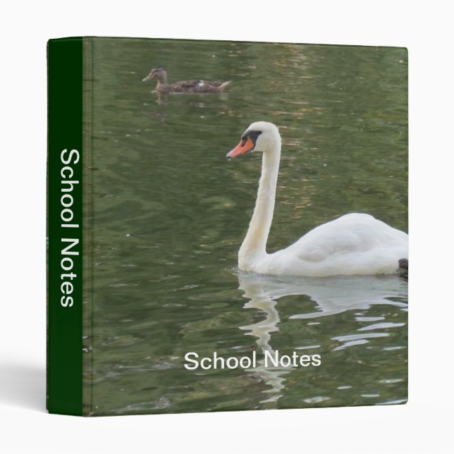 Swimming Swan Binder (Front/Spine)