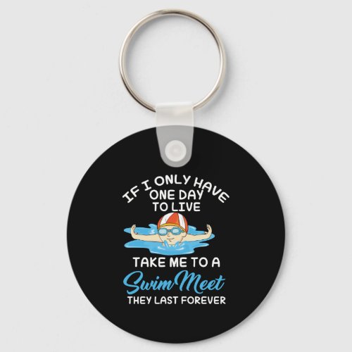 Swimming Swim Sport Gift Keychain