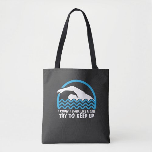 Swimming Swimmer Gift Tote Bag