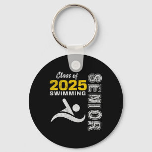 Swimming Team Senior Cl Of 2025 - Graduation 2025 Keychain