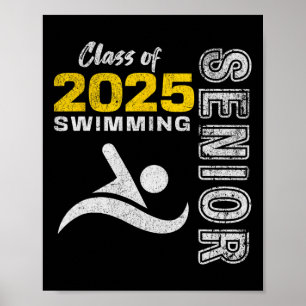 Swimming Team Senior Cl Of 2025 - Graduation 2025 Poster