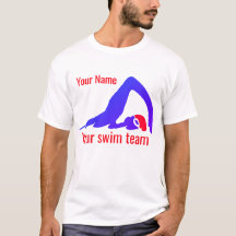 Swimming team, your name, freestyle swimmer