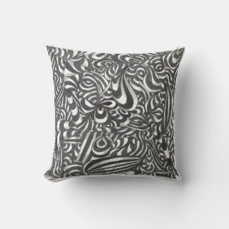 Swimming through Space Throw Pillow