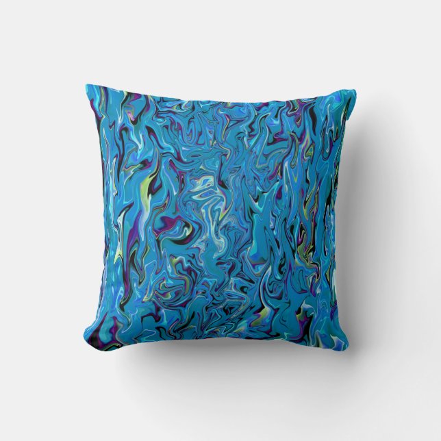 Swimming..... Throw Pillow (Front)