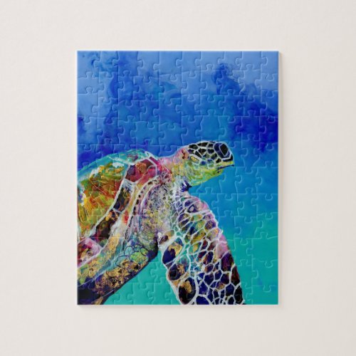 Swimming Turtle Honu Game Jigsaw Puzzle