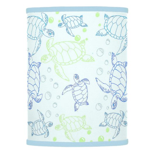 Swimming Turtle Lamp Shade (Front)